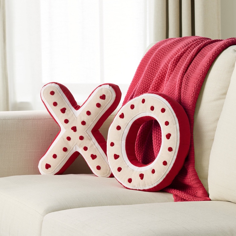 Celebrate Together XO Shaped Pillows